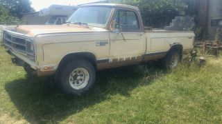 000 Vintage Dodge Prospector Pickup Truck Restoration Parts V8 1985?