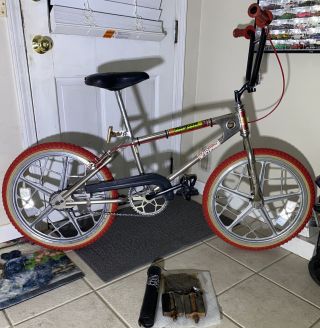 Vintage 1979 Mongoose Motomag BMX Bike,  A True Survivor,  Decals,  Wheels 2