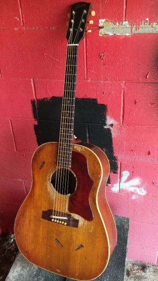Vintage Gibson J45 Acoustic Pickup Fantastic Tx Road Warrior Player Deal