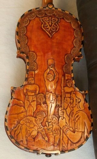 Very Old Labelled Vintage Violin " Carlo Giuseppe Testore " скрипка ヴァイオリン Geige