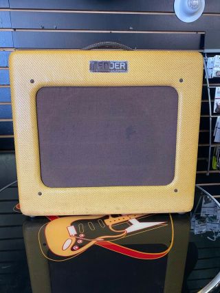 Vintage 1948 - 1949 Fender Deluxe Tv Front Tweed Amp All