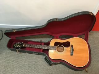 1978 Guild D - 40NT vintage acoustic guitar with case and B - Band pickup 2