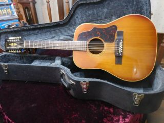 1963 Gibson B - 45 - 12 Guitar With Hsc - A Vintage Gibson Take A Look