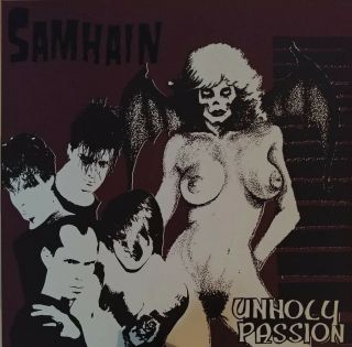 Samhain Unholy Passion 12 " Green Color Vinyl Danzig Misfits Lp