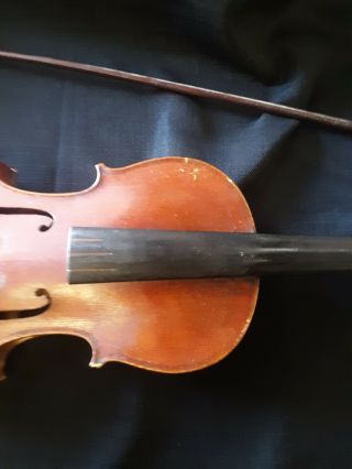 Vintage Heinrich TH Heberlein JR Marhneuhir 1909 Joseph Guarnerius Violin - Parts 3