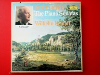 Beethoven The Piano Sonatas 10 Lp Box Set Mono Wilhelm Kempff Vinyl Near