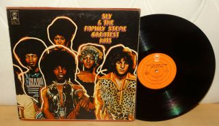 Sly & Family Stone Greatest Hits 1973 Japan Epic Ecpm - 94 Quad War Stevie Wonder