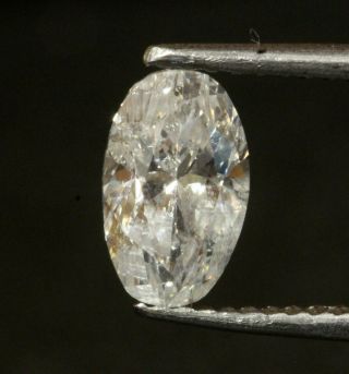 GIA loose certified 1.  10ct I3 G oval diamond Fancy cut Natural vintage estate 2