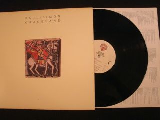Paul Simon Graceland - 1986 Vinyl 12  Lp.  / Vg,  / Prog Folk Rock Aor