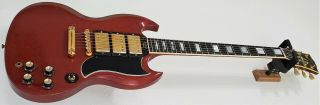 Gibson Custom Shop ' 61 Les Paul Custom SG Reissue Vintage Cherry Electric Guitar 2
