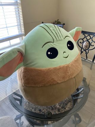 Rare Star Wars Mandalorian Baby Yoda “the One” Squishmallow Xl 20 - Inch