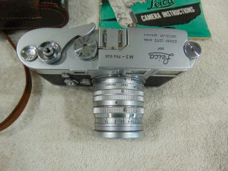 Vintage Leica M3 Ernst Leitz Wetzlar Camera 3