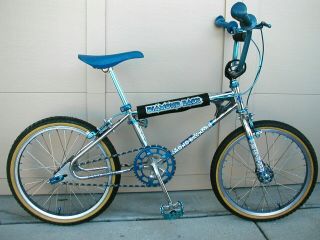 Bmx Bike 1983 Diamondback Silver Streak Koizumi Vintage Old School Blue & Chrome