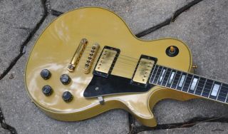 1979 Vintage Gibson Les Paul Custom WHITE See - Thru BLONDE Very 1970 ' s 2