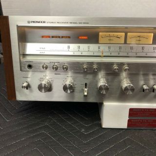 PIONEER SX - 1250 VINTAGE STEREO RECEIVER - SERVICED - CLEANED - - 160 WPC 2
