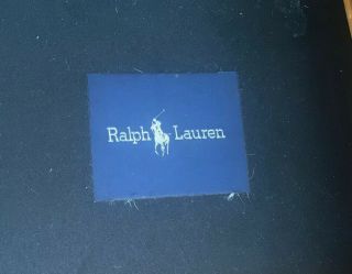 Vintage Distressed Ralph Lauren Leather Club Chair & Ottoman 3