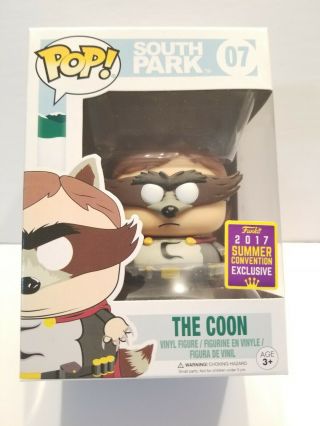 Sdcc 2017 Funko Pop South Park 07 The Coon Hot Topic Exclusive - Vaulted