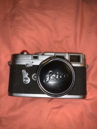 Vintage Leica M3 Double Stroke With Summicron Lens And Case