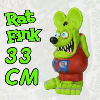 13 " Green Brown Rat Fink Action Figure Roth Ed Big Daddy Gift Box