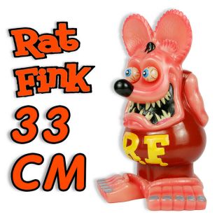 13 " Pink Brown Rat Fink Action Figure Roth Ed Big Daddy Gift Box