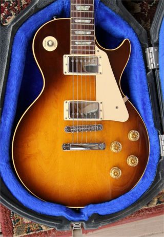 Vintage 1987 Gibson Les Paul Standard,  In A Tobacco Burst Finish Ohsc