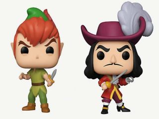 Funko Pop Disney Disney 65th Anniversary Captain Hook And Peter Pan Figures