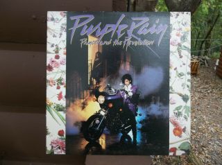 Prince Purple Rain Lp 1984 Warner Bros Vg,