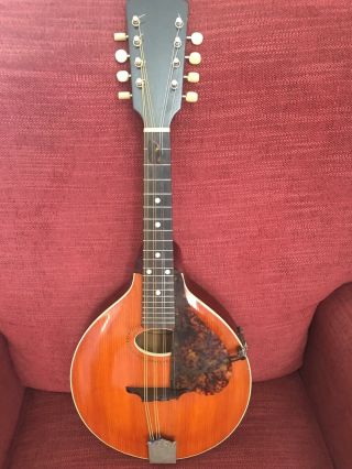 Vintage 1917 Gibson A Style Mandolin,  With Case.
