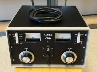 Alpha 77dx Vintage Ham Radio 8877 Tube Amplifier (operates Beautifully)