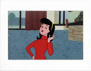 Archie Production Animation Art Cel Setup Veronica Filmation 1968 - 69 1m