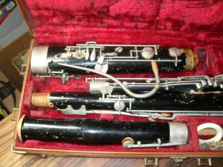 Vintage Fox Professional Model 2 Sugar Maple Wooden Bassoon Serial 2079