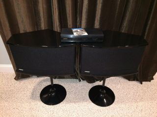 Vintage Bose 901 Series Speakers Pair With Stands And Equalizer
