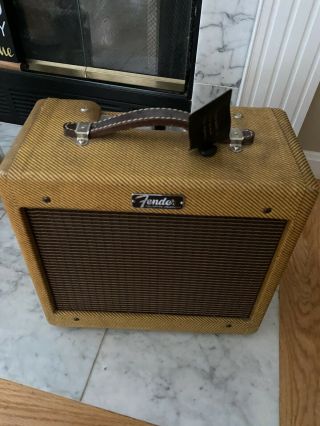 Fender 1963 Tweed 5f1 Champ Vintage Tube Amplifier With Victoria Cover