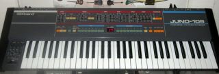 Vintage Roland Juno 106 Analog Programmable Polyphonic Synthesizer,  Factory Spec
