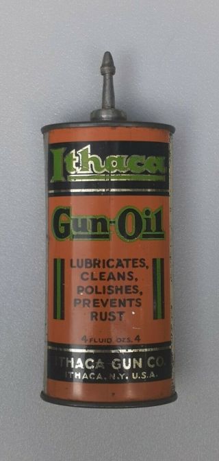 Vintage 4 Oz Ithaca Gun Company Oil Can