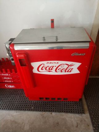 Vintage Coca - Cola Coke Machine Glasco Gbv - 50 Coke Collectible.  Local Pick Up