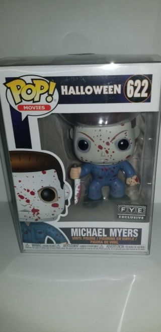 2018 Funko Pop Movies - Halloween 622 Michael Myers [blood Splatter] Fye Excl