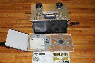 Vintage Pioneer Rt - 909 Reel To Reel Stereo Tape Recorder With