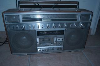 Vintage Boombox Sanyo M - X820k Sanyo Stereo Radio Cassette Short Wave