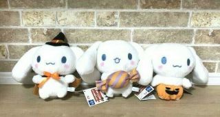 Rare Cinnamoroll Halloween Trick Or Treat Plush Doll Complete Set From Japan Dhl