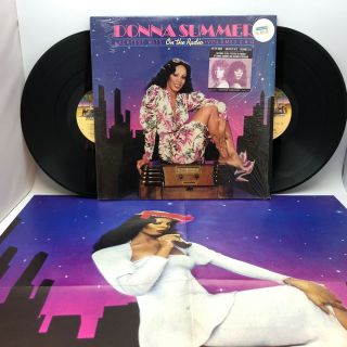 Donna Summer ‎on The Radio Vinyl Double Lp Record In Shrink W/ Hype & Poster Nm