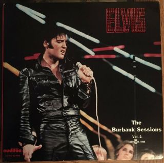 Elvis Presley The Burbank Sessions - Vol.  2 Double Lp W/ Concert Tickets