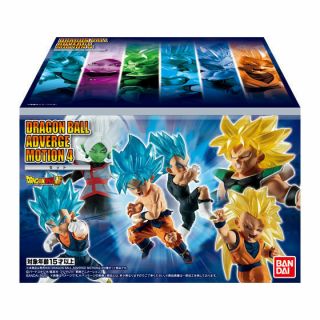 Bandai Dragonball Adverge Motion 4 Set Candy Toy Figure From Japan