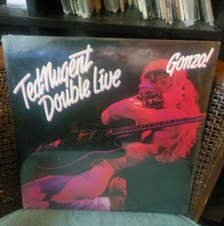Ted Nugent Double Live Gonzo 1978 Epic 1st Press 2lp No Bar Code