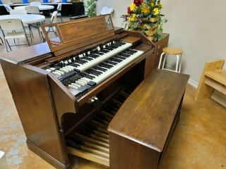 Vintage Hammond Rt2 Organ With Leslie Model 222 Speaker -