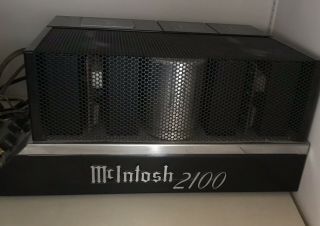 Mcintosh Mc 2100 Stereo Or Mono Amplifier Vintage Power Amp