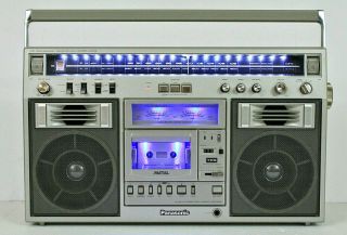 Panasonic Rx - 5600 Vintage Stereo Cassette Boombox Led Lights  Video