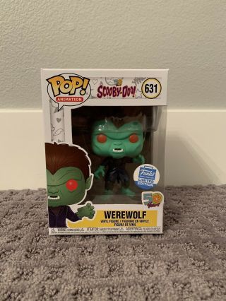 Pop Animation: Scooby - Doo Werewolf Funko Pop Up Shop Limited Edition In Hand