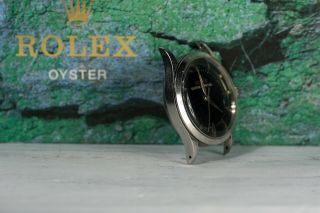 Vintage Rolex Oyster Perpetual Ref 6332 Black Dial - Not - For Repair 3