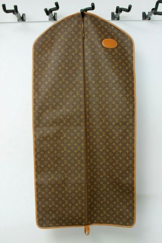 Vintage Authentic Louis Vuitton Suit Bag Garment Bag Monogram Canvas -